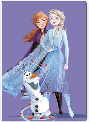 BrandMac BranMac Disney Frozen ELSA Anna Olaf Kuscheldecke 100x140cm