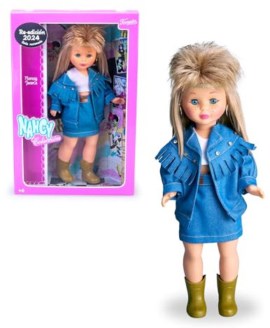Nancy Jean's Kollektion, Blonde Puppe, Neuauflage von 1989, mit Cowboy-Set und Stiefeln, Puppe für Sammler mit offiziellem Zertifikat, berühmt (NAC64000)