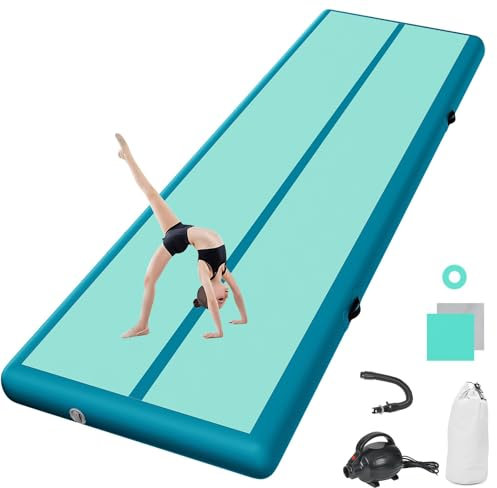 airtrack matte mit elektrischer Luftpumpe 10cm hoch 3 M Tumbling Matten Aufblasbare turnmatte Matte gymnastikmatte Yogamatte Camping Trainingsmatte