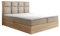 TRADA Boxspringbett mit Bettkasten Schlafzimmer Komplett Selva 9-zonen mit Taschenfederkern Matratze und Topper (Beige, 180 x 200 cm)