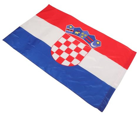 BCOATH Kroatien Flagge Polyester Wetterbeständig Mit Ösen Für Sportevents Auto Und Boot Für Fans Und Feierlichkeiten