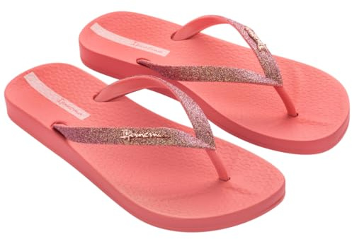 Ipanema Anat Lolita Fem - Flip Flop mit Glitzer - Damen Zehentrenner, PINK/GLITTER, 37