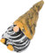 YARNOW Nains De Jardin en Résine pour Décoration D'intérieur Mini Nains De Jardin Barbe Blanche Et Chapeau Orange Décoration De