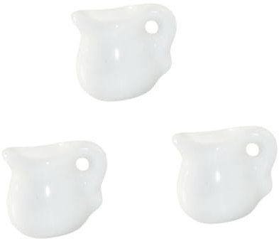 Toyvian 3pièces Mini Céramique De Accessoires De Cuisine pour Maison De Poupées Décorations De Cuisine Miniature pour De