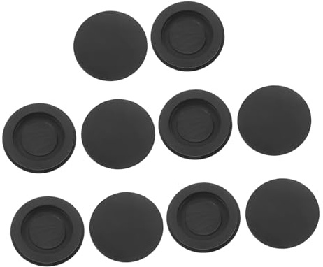 Gummistopfen für Spardose 40mm 30mm 10 Stück Schwarz | Rund, Hohe Elastizität, Leicht Einzusetzen und Entfernen, Verschluss, Passend für Sparbox