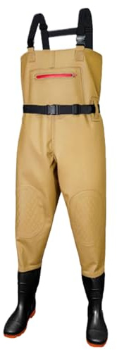 Waders Scafandro con Stivali da Pesca per Uomini e Donne Tagliano 36-46,Traspirante Impermeabili Trampolieri da pesca da caccia Con tasca,Tracolla Regolabile,ginocchia rinforzate,per pesca a mosca
