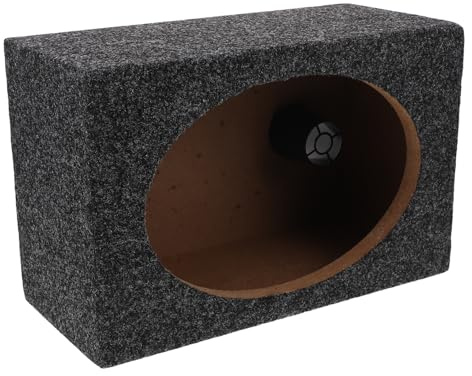 Single Vented Speaker Box Wood Felt Enclosure for Subwoofer | Testready Build, Booming Low-end Response, Tailored Vent Designs for Car Audio Modification