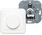 Ehmann 1060c0000 Unterputz-Dimmer geeignet für Leuchtmittel: Glühlampe, Halogenlampe, reinweiß