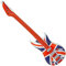 Union Jack Gitarre als Geschenk aufblasbar GB Union Jack Thema für Party Dekoration Prop oder Pool Zubehör