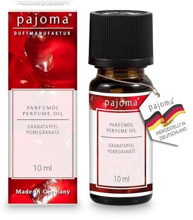 pajoma® Duftöl 10 ml, Granatapfel | feinste Parfümöle für Aromatherapie, Duftlampe, Aroma Diffuser, Massage, Naturkosmetik | Premium Qualität