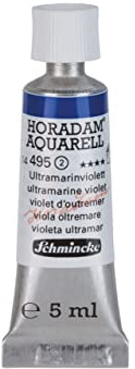 Schmincke – HORADAM® AQUARELL - feinste Künstler-Aquarellfarben, Ultramarinviolett - 5 ml