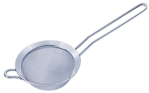 Kelomat, 2434-147, Küchensieb 12 cm, SIEBE, Edelstahl, Länge 12.6 cm, Breite 8.5 cm, Höhe 36 cm, Gewicht 0.129 kg