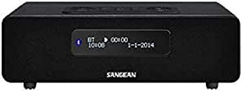 Sangean DDR-36 DAB+ Radio - Digital Radio mit Bluetooth - Weckfunktion - Sleep Timer -inkl. Fernbedienung - Schwarz