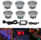 CHNXU LED Bodeneinbaustrahler RGB 6er Set Boden Lampe Ø45mm 12V IP67 Wasserdicht LED Außen Veränderbare Lichter Terrasse Einbauleuchten für Küche Garten Treppen Balkon Terrasse