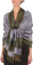 Sakkas Border Pattern Woven Pashmina Shawl Schal Wrap Stola - Schwarz Gelb