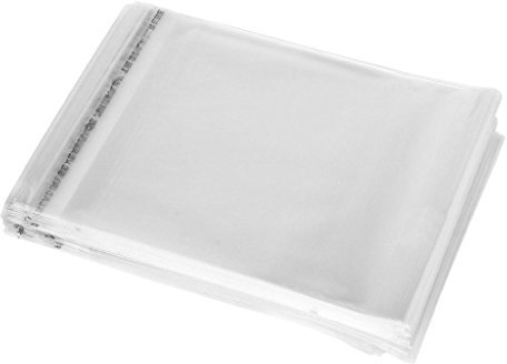 100 Clear Cellophane Cello Bags 10 x 14 Garment Display Self Adhesive Peel Seal Plastic Bags For FBA