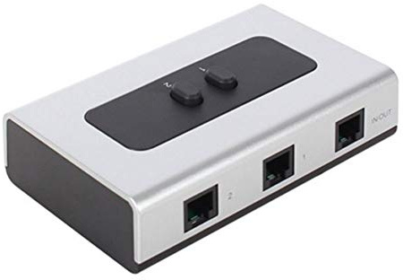 Netmate 2-Port RJ11 RJ12 Manuelles Teilen von Telefonschaltern, Telefonauswahl