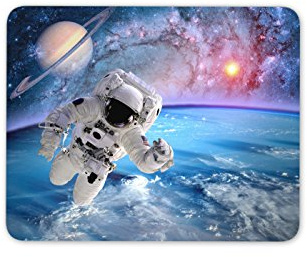 Destination Vinyl Ltd NASA Galaxy Astronaut Mouse Mat Pad Science Outer Space Kids Computer Gift #8219