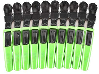 10PCS Frauen Lady Mädchen Krokodil Alligator Teeth Hair Clips Profi rutschfesten Kunststoff Salon Qualität Friseur Haarklammer Haar Griff Haar-Styling-Zubehör Haarnadeln