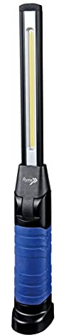 Ryme Automotive - Lámpara de Trabajo LED con Batería recargable Litio Alta potencia 600 lúmenes FIT Linterna de Taller mecánico 6W COB LED / 3W SMD LED