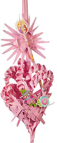 PALMA DOMINGO DE RAMOS/PALMA SEMANA SANTA/PALMA BLANCA/PALMAS Y PALMONES/Palma pequeña rosa adornada