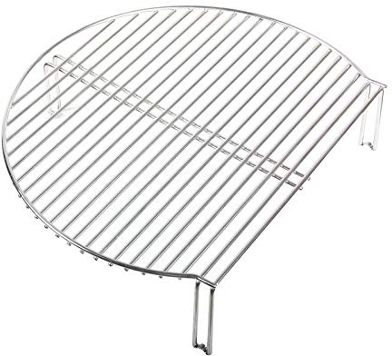 Vankey Grill Expander Rack Erhöhung Grillfläche passend für Kamado Joe KJ-SCS Classic Edelstahl