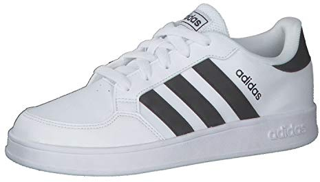 adidas Breaknet Tennis Shoe, FTW White Core Black, 36 2/3 EU