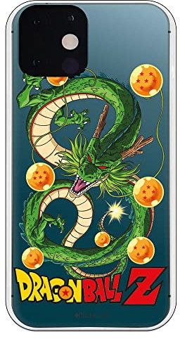 Personalaizer Originalhülle, kompatibel mit iPhone 13, Design Dragon Ball Z, Shenron und Dragonballs, Silikonhülle, transparent, flexibel