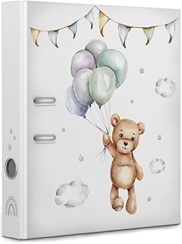 artpin® Sammelordner Kinder baby album erinnerung A4, meine Kindergartenzeit - Krippenzeit Ordner Mappe Kita Schule für 350 Blatt Sammelmappe O4