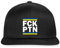 Spreadshirt FCK PTN Putin Ukraine Statement Snapback Cap, One Size, Schwarz/Schwarz
