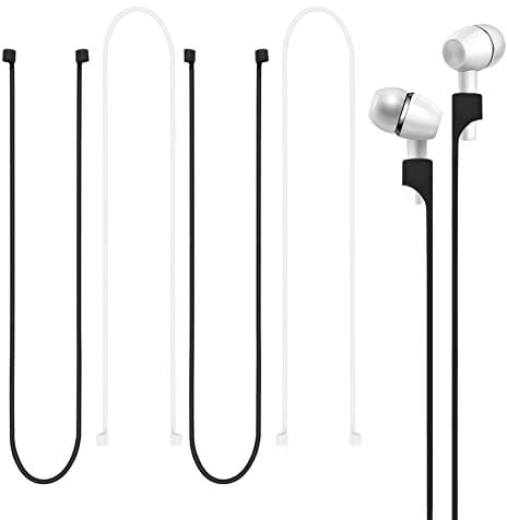 TSHAOUN 4 Correas magnéticas de Silicona para Cables antipérdida, Accesorios para PRO/2/1, cordón para Auriculares Deportivos, Cuerda para el Cuello para Auriculares inalámbricos