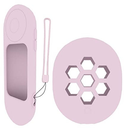 Remote Control Cover Case for Google TV Chromecast 4K TV,Silicone Protective Skin Holder Sleeve Protector for Google TV Controller Set Top Box (Pink)