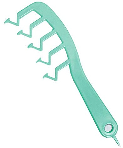 Neuer flauschiger Haarkamm, Frisurenkamm, sofortiger Haarvolumizer, lockiges, flauschiges Haar, Haarkamm, Schlitz, Kämmen, Stylingbürste, Form Z