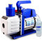 Hiatsu Vakuumpumpe 7CFM Wärmepumpe Einstufige Mini Split 5Pa Drehschieber Economy Vakuumpumpe 1/4HP Klimaanlage Kältemittel HVAC Air Tool R410a mit Ölflasche 1/4 Zoll männlicher Einlassanschluss