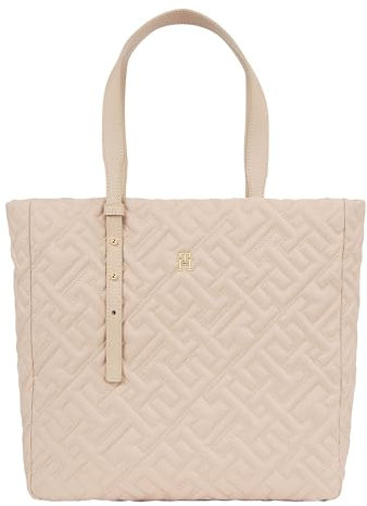Tommy Hilfiger Damen TH Soft Nylon Mono Tragetasche, Merinowolle