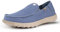 Kickback Couch Classic - Zapatos Hombre Lona Ligeras Slip On Mocasines - Casual Hombre Slips On o Slide In - Mid Blue - EU44