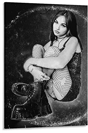 TeDe Maggie-Lindemann Schwarz-Weiß-Kunst-Poster, Kunst, Wohnzimmer, Schlafzimmer, Poster, Gemälde, dekoratives Gemälde, Druck, Leinwand, Wand, 30 x 45 cm, Rahmenstil-4