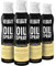 ESN 2 Kalorien Ölspray, Rapsöl, 4 x 200 ml, 4 x 800 Sprühstöße, zum Backen, Kochen & Grillen geeignet