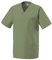 EXNER Medizinischer Schlupf-Kasack, OP-Kasack, Unisex, für Krankenpflege, Altenpflege, Farbe sage, Größe 4XL