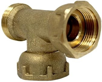 Arcanaute - Raccord en Laiton - Té Mâle 3/4'' (20/27) - Femelle Écrou Prisonnier 3/4'' (20/27)