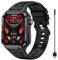 TOPsic Smartwatch Herren Damen, Smartwatch mit Telefonfunktion, 1,99 IP68 Wasserdicht, Lange Akkulaufzeit, Herzfrequenz Blutsauerstoff, Schlafmonitor für iOS und Android