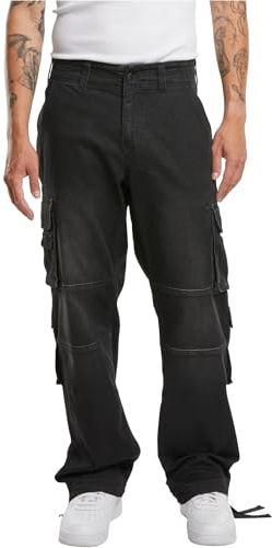 Brandit Denim Cargo Pants Männer Cargohose schwarz Basics