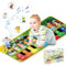 UCAMP Tappetino Musicale per Bambini con10 Animal,Tappeto Musicale,Tappetino per Pianoforte, Giocattolo Musicale per Bambini,Giochi Bambini 1 Anno Tappeto Gioco Bambini,per Bambini di 1 2 3 4 Anni