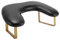 VOCOSTE Arm Rest for Nails Tech, U Shaped Nail Hand Rest, Black