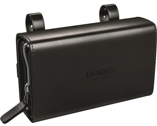 Brooks Challenge Satteltasche aus Leder, 1,5 l, Schwarz