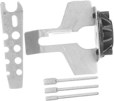 KONTONTY Sägekettenschärfer Mit Schärfwinkelführung Schleifsteinfeilen Für Kettensägen Elektrisches Schleifwerkzeug Zubehör Rotationswerkzeuge Kettensägen-schärfaufsatz Polieren Und Schärfe