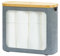 ROSOS Toilet Roll Storage, Toilet Paper Storage with Lid for 12 Rolls, Toilet Roll Basket for Bathroom, Free Standing Toilet Paper Holder with Storage, Toilet Roll Storage Box, Grey