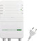 TECHZOCO Amplificador mastil UHF/VHF, Incorpora protección 4G y 5G Seleccionable Mediante conmutador, Adaptado al 2º Dividendo Digital, 12-24db Ajustable, 104dBmV, Filtro 5G LTE, 1entrada 2 Salidas
