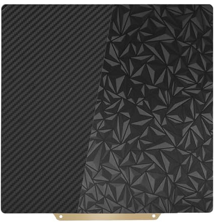 Nssnlur Smooth PEO PET Druckplatte 310x310mm, Flexibel Federstahl PEO PET Build Plate Spring Steel Druckbett für QIDI Plus 4, für Artillery Sidewinder X1/X2, für Creality CR10/CR10S, für Anet A8 Plus