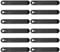 Alriedy 12 Stück Silikon Kabelbinder Wiederverwendbare Kabelmanagement-Lösungen. Elastisch Und Einstellbar Mit Schlossschnalle. Perfekte, Wiederverschließbare Kabel-Organizer Für Reisen Und Zuhause
